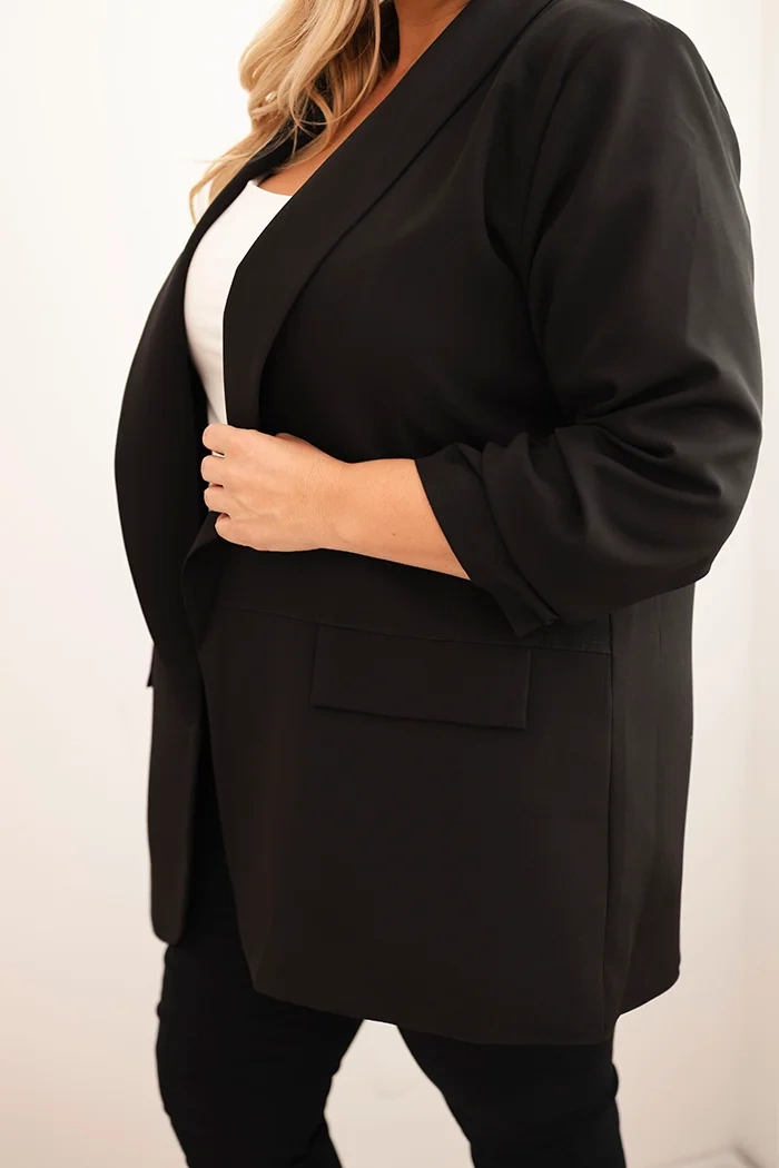 Czarna elegancka marynarka 