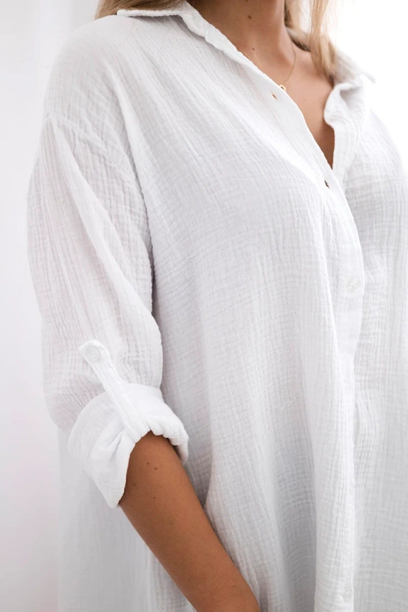Koszula muślinowa PLUS SIZE