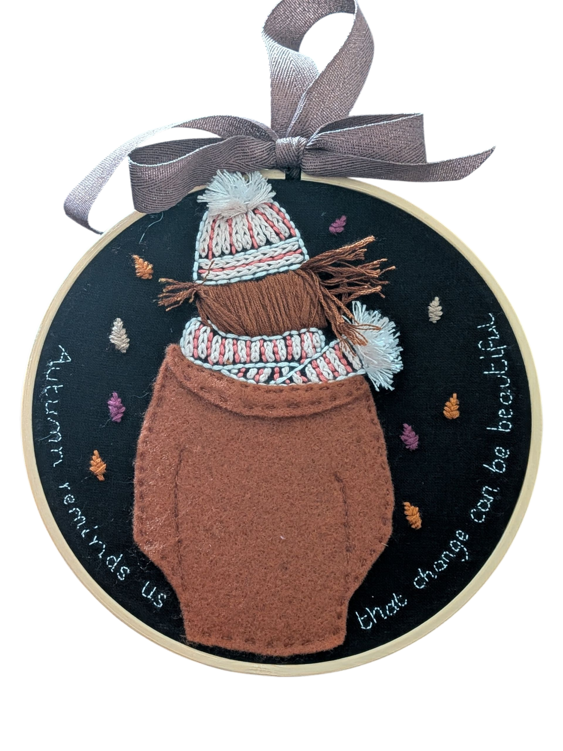 Autumn Embroidery Hoop