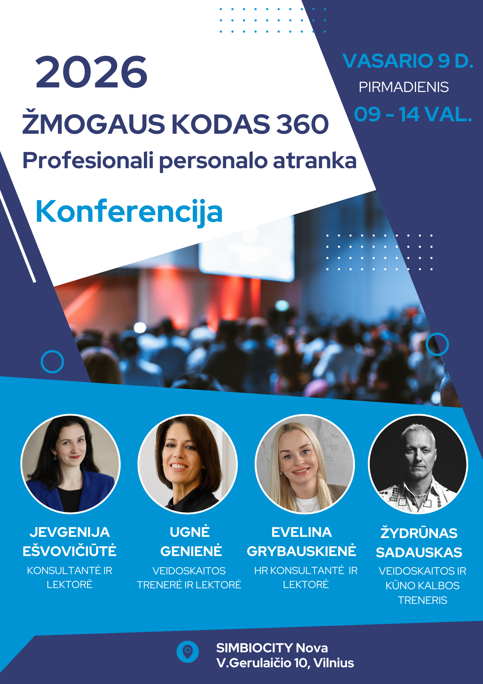 ŽMOGAUS KODAS 360 - Konferencija, kuri pakeis tai, kaip atrenki, vertini ir pasirenki žmones.