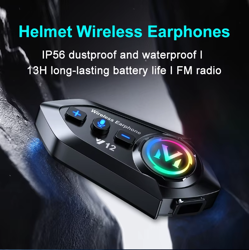 Bluetooth Motorcycle Helmet Headset
