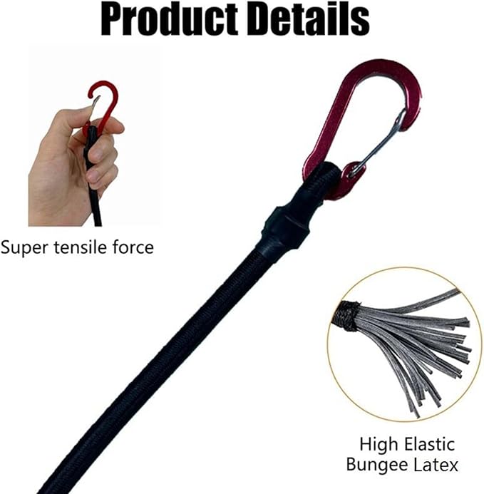 Elastic Bungee Cord With Hook