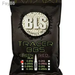 BLS 0.25 Tracer BB's 1kg Bag
