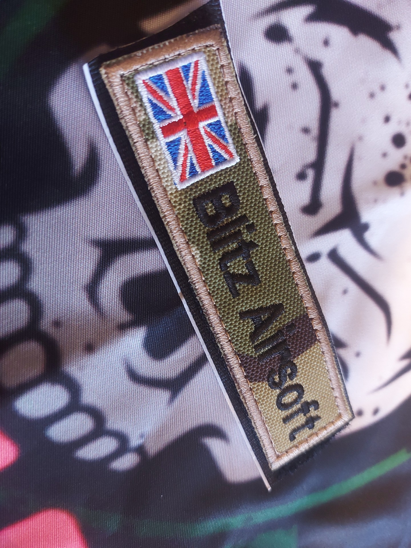 MTP Blitz Airsoft Patch with British Union Jack