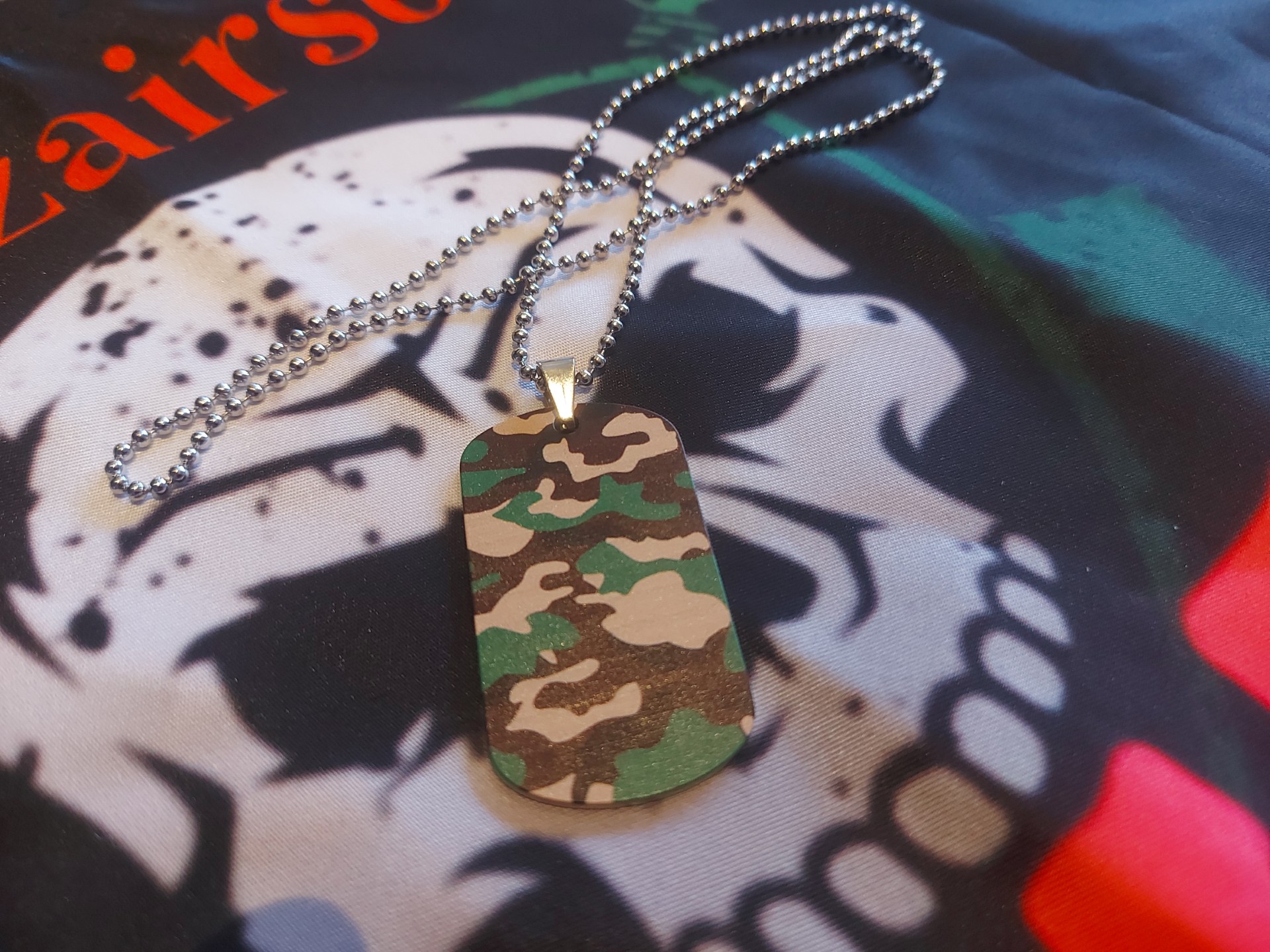 Stainless Steel Blitz Airsoft Dog Tag