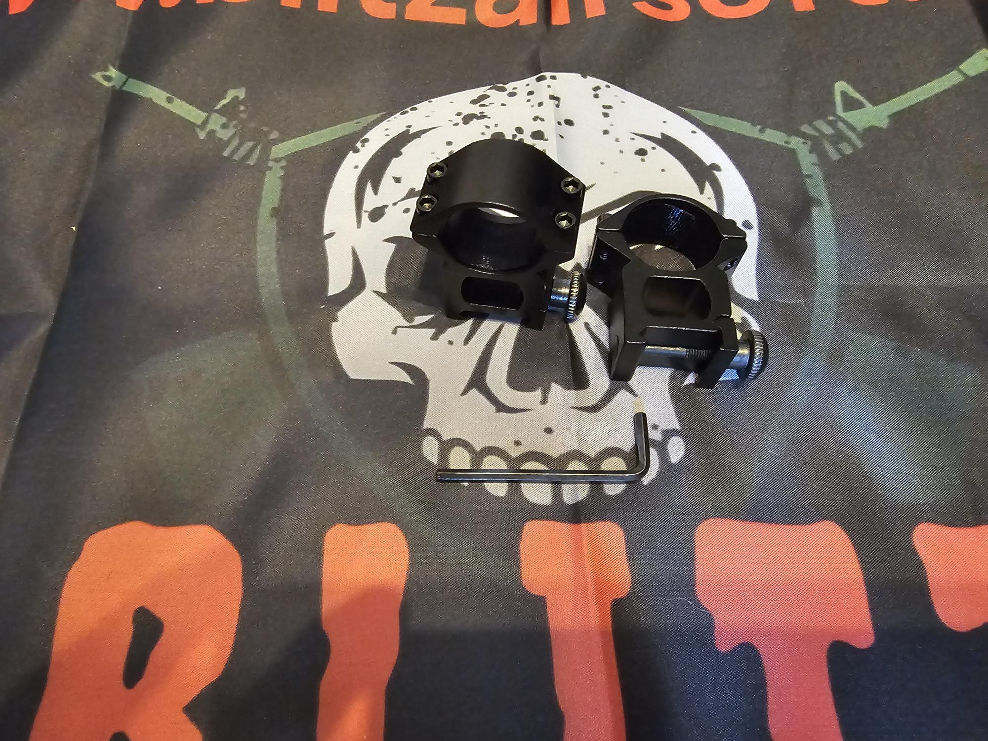 Two-piece pro mounts for most tube scopes