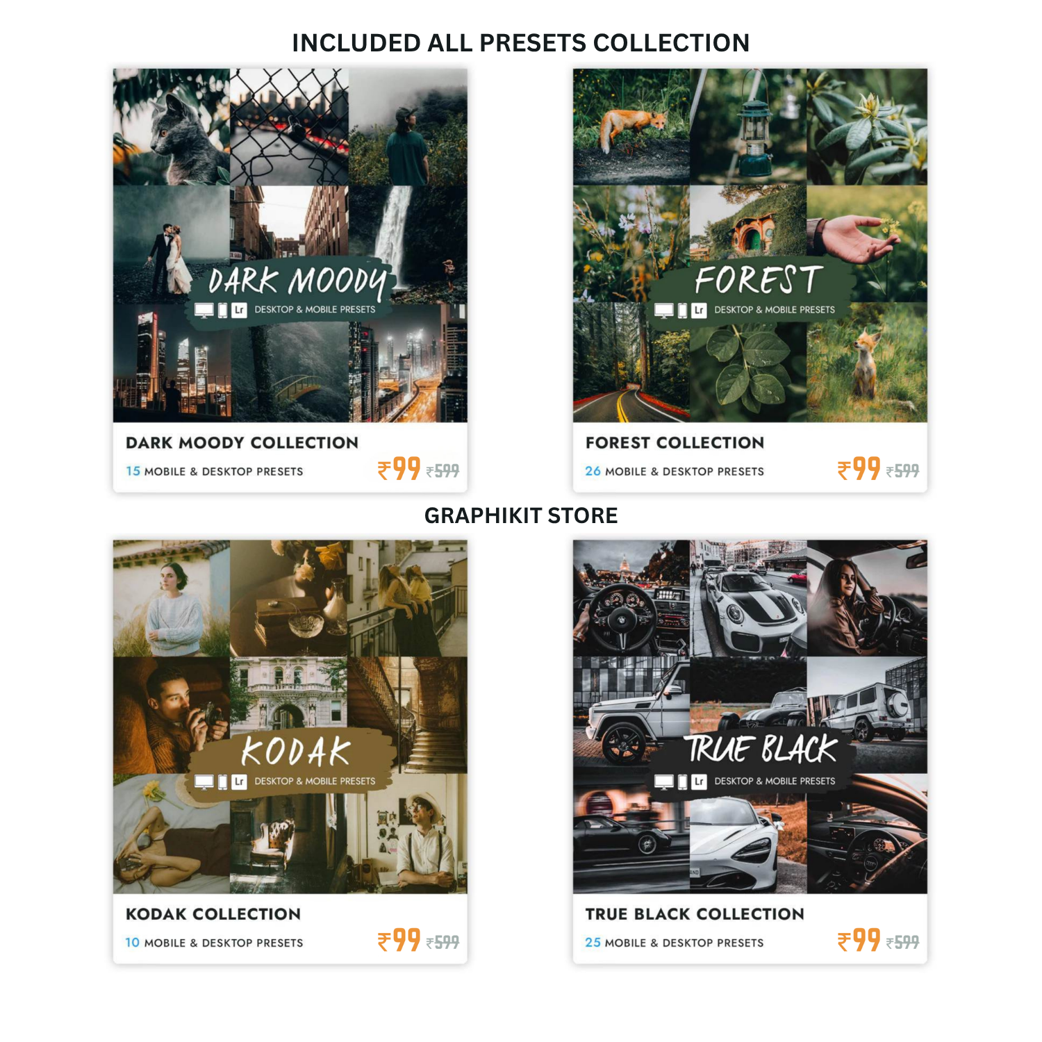 Ultimate Bundle – 1299+ Lightroom Presets Kit