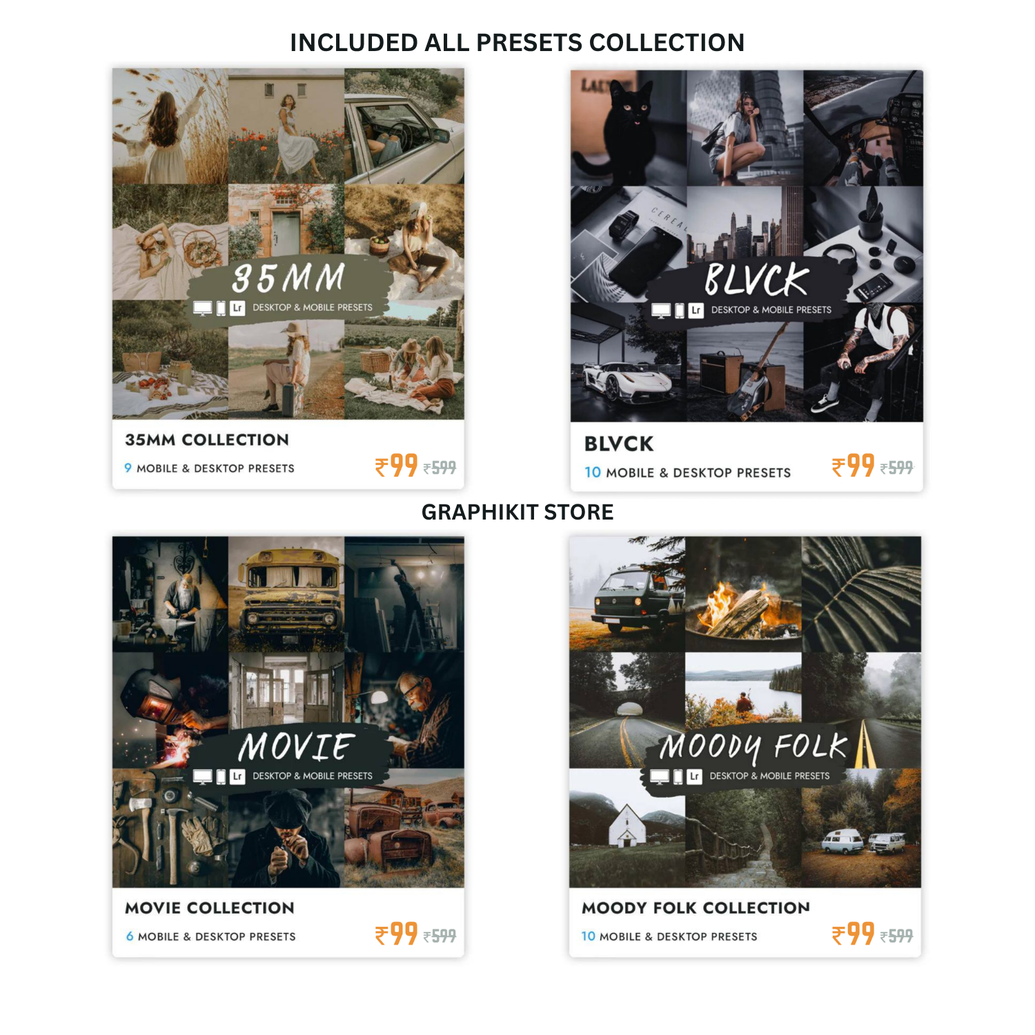 Ultimate Bundle – 1299+ Lightroom Presets Kit