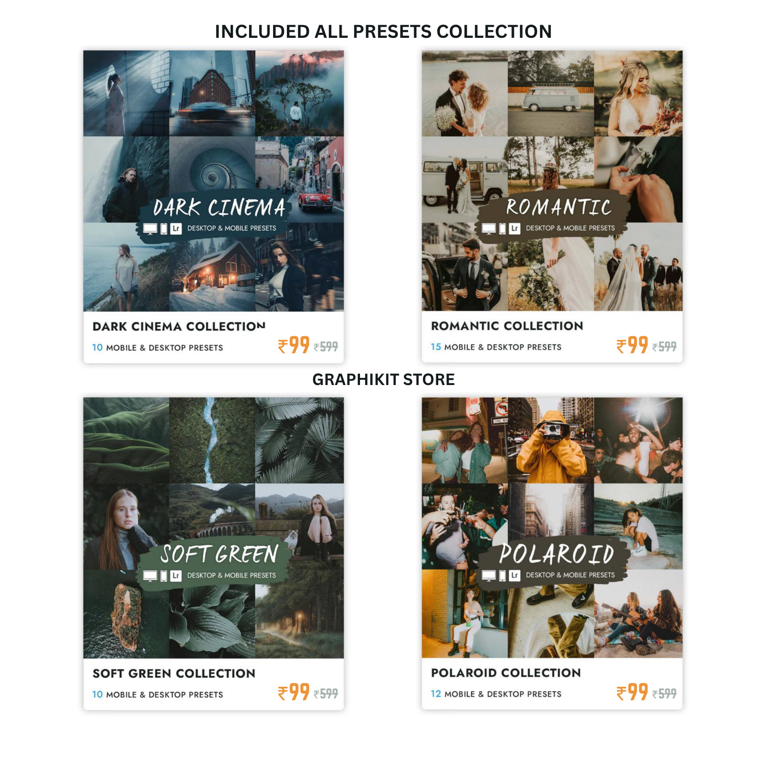 Ultimate Bundle – 1299+ Lightroom Presets Kit