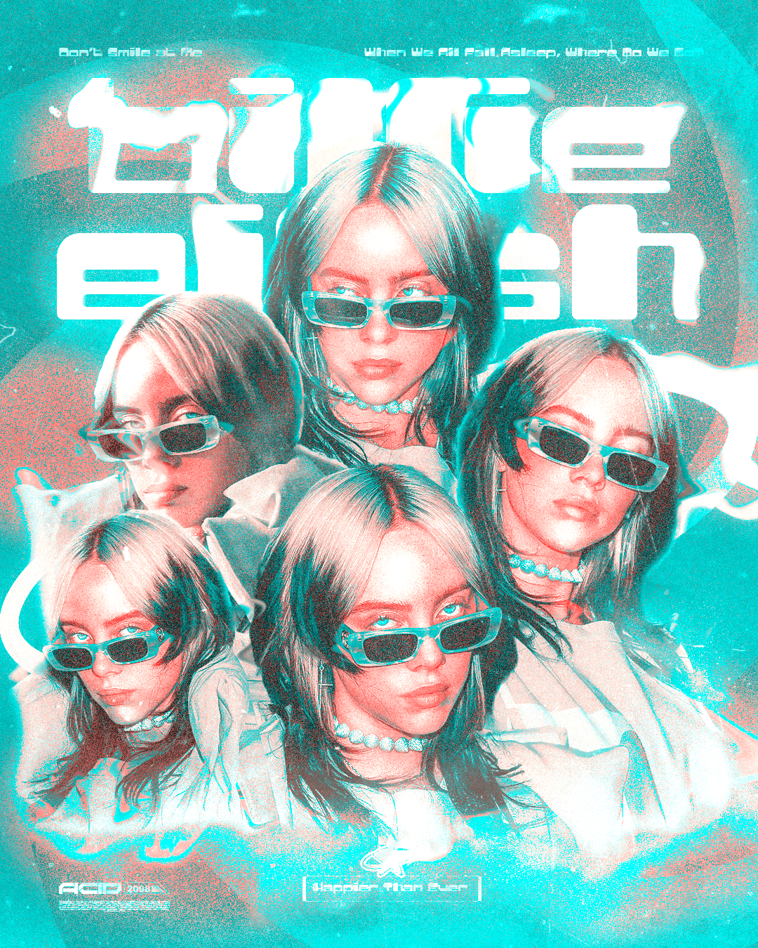 billie eilish 2023 – Fully Editable PSD File