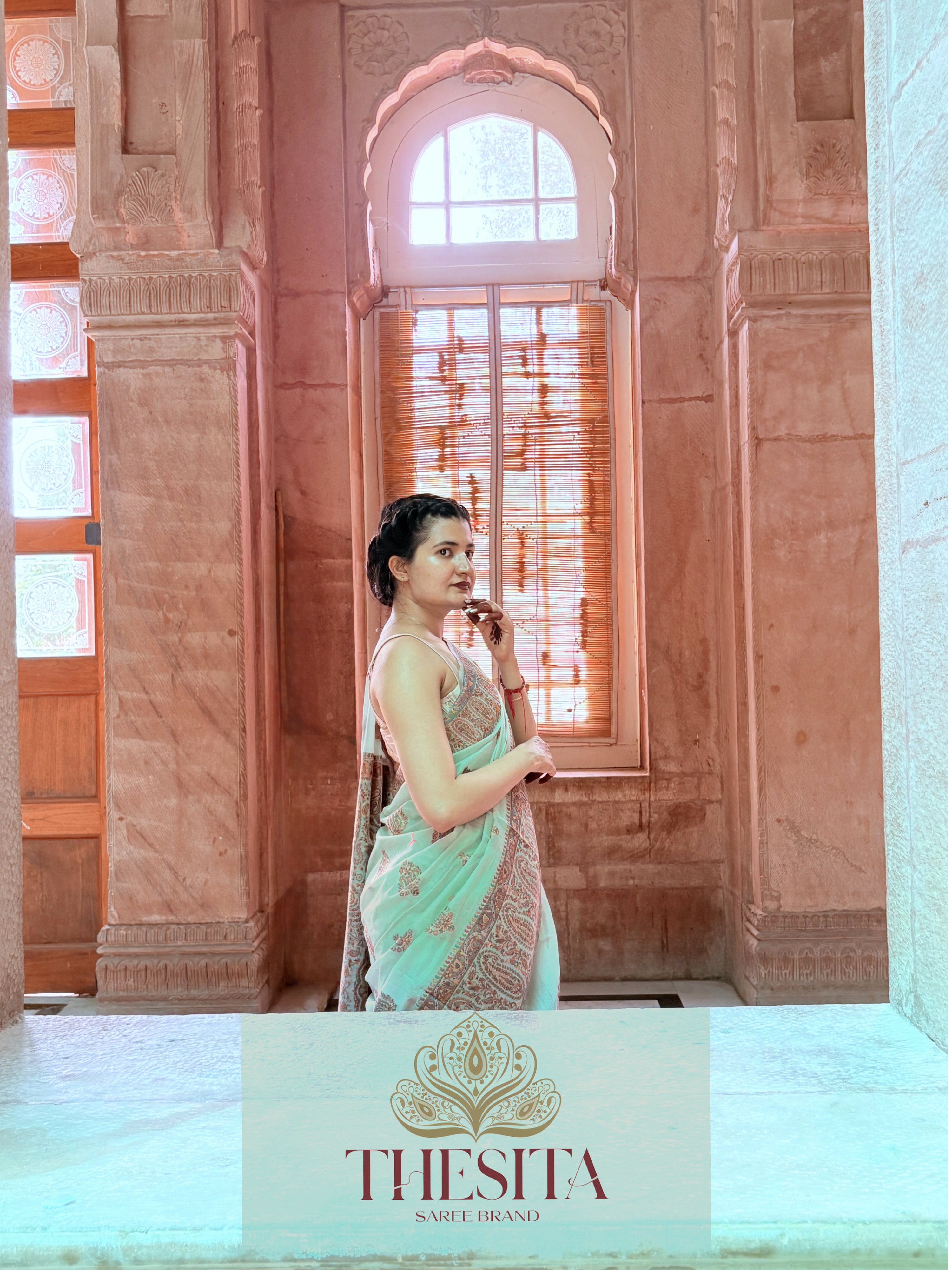 Modal Heavy Kashmiri Slk Saree - Elegant Printed Saree