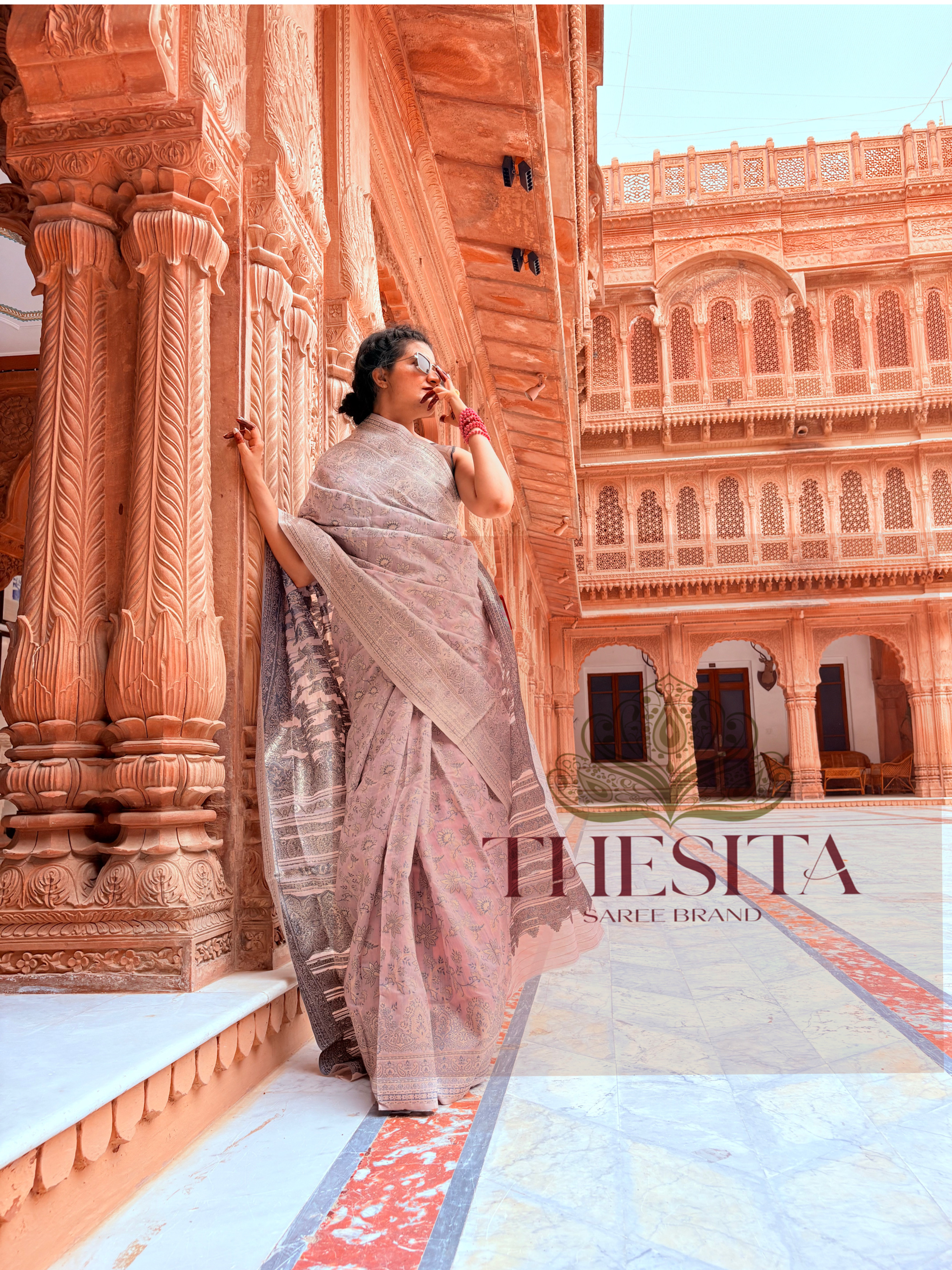 Kashmiri Model Handloom Weaving Silk Saree - Elegant Handwoven Saree