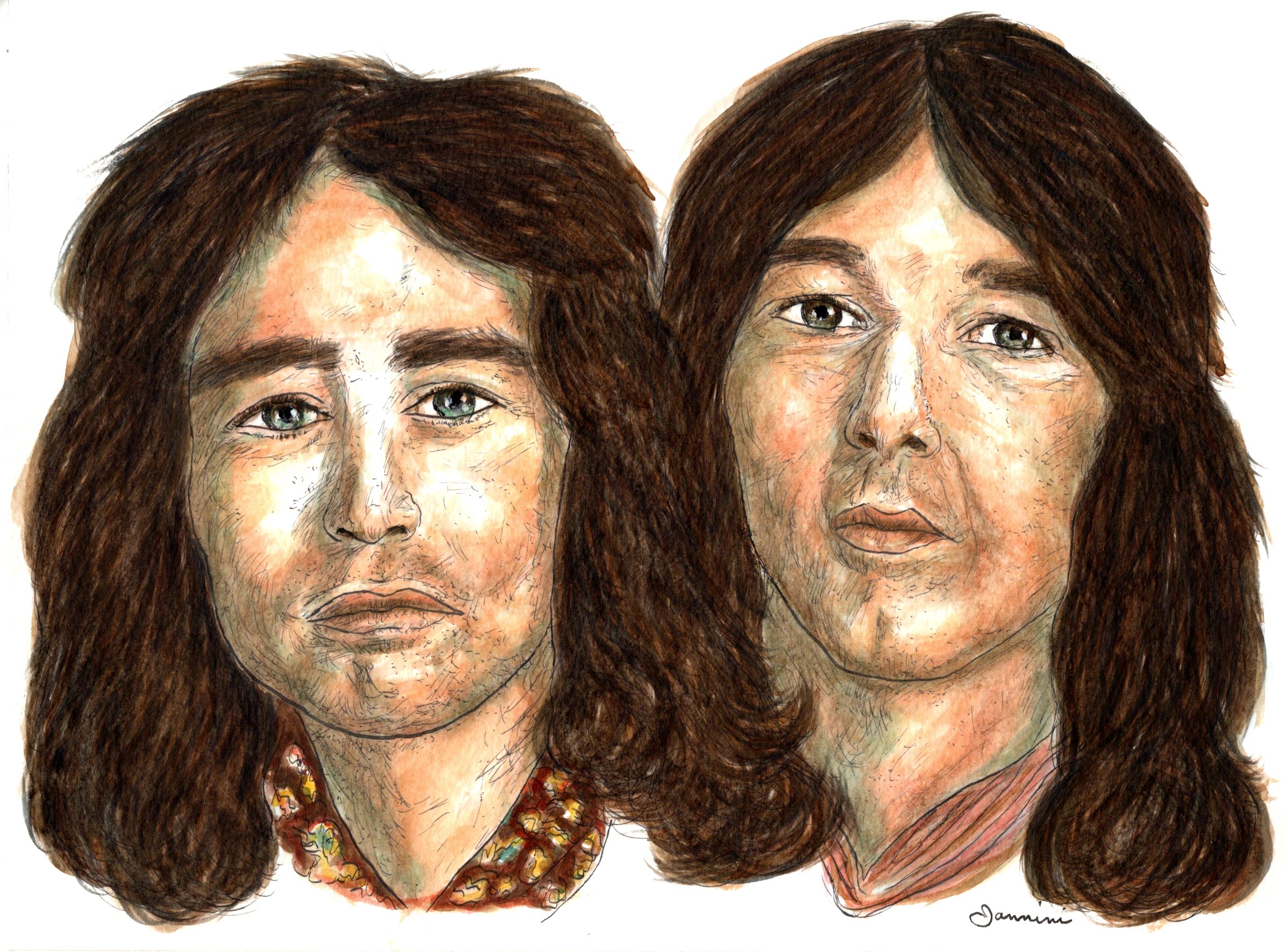 Paul Rodgers and Mick Ralphs of Bad Company