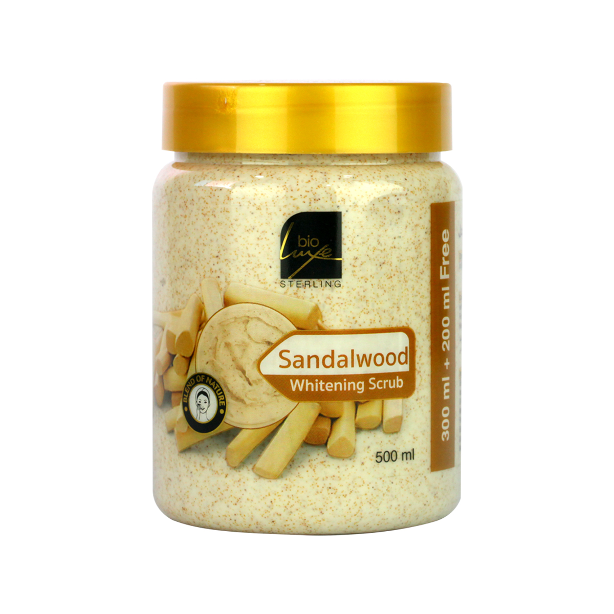 Bioluxe Sandalwood Whitening Scrub 500ml