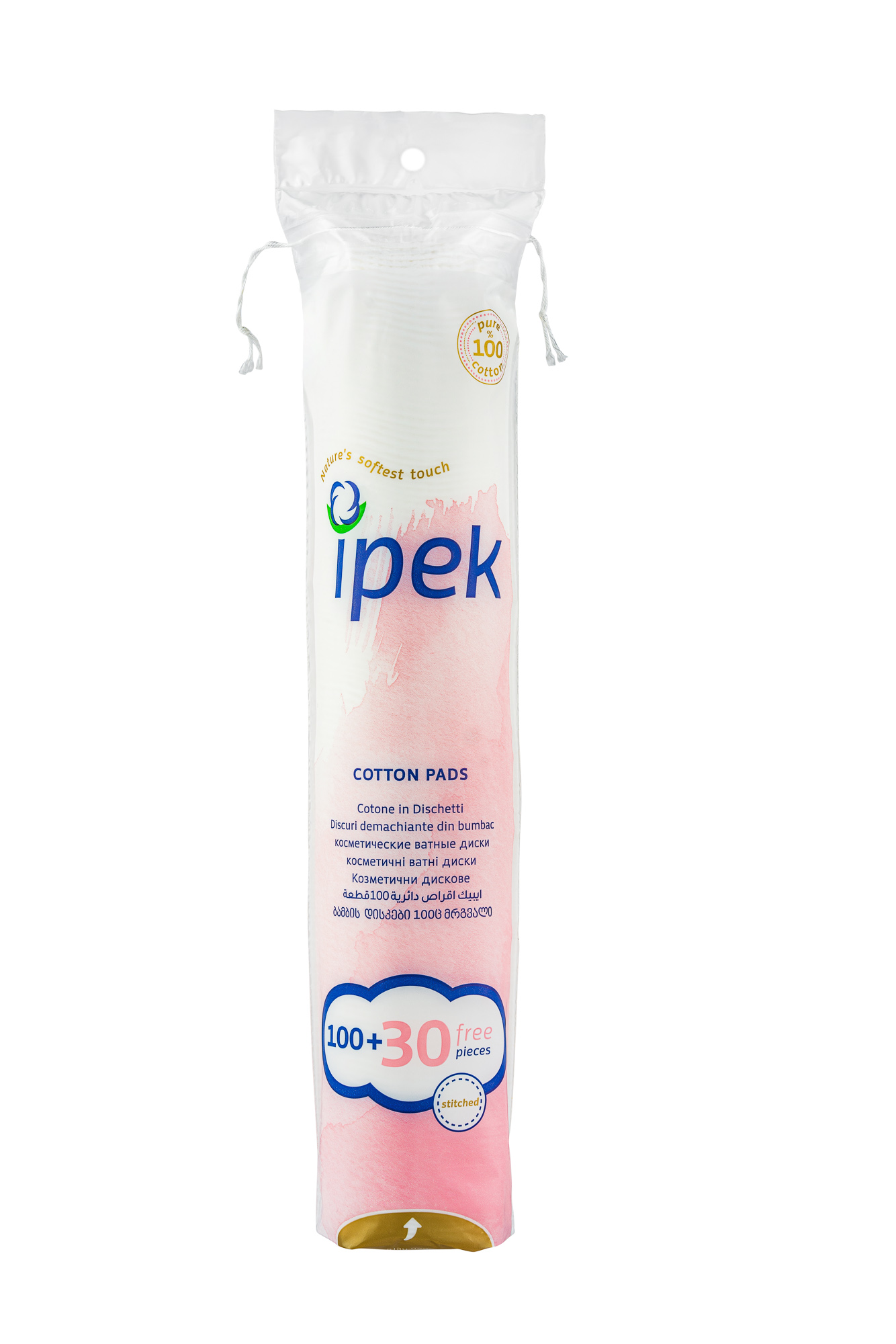 Ipek Cotton Pads 100 + 30 pcs
