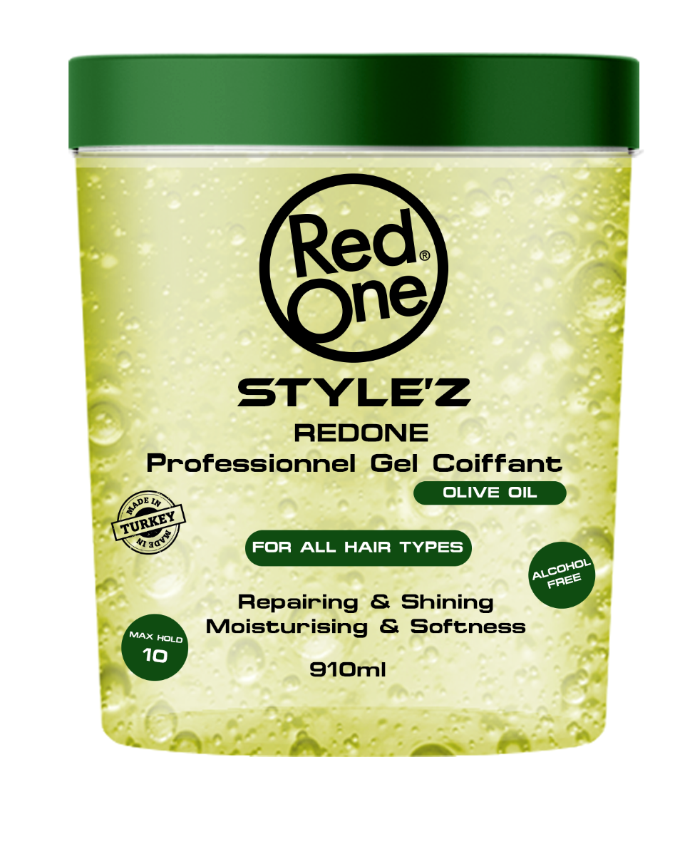 RedOne Style'Z Hair Gel Olive Oil 910ml & 483ml & 236ml