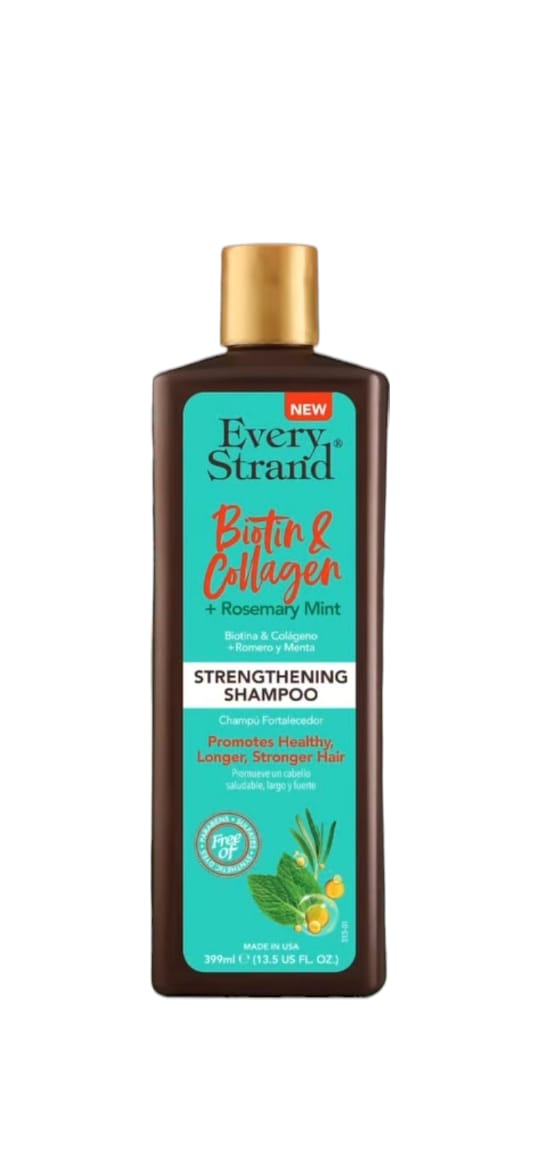 Every Strand Biotin & Collagen Strengthening Shampoo 399ml