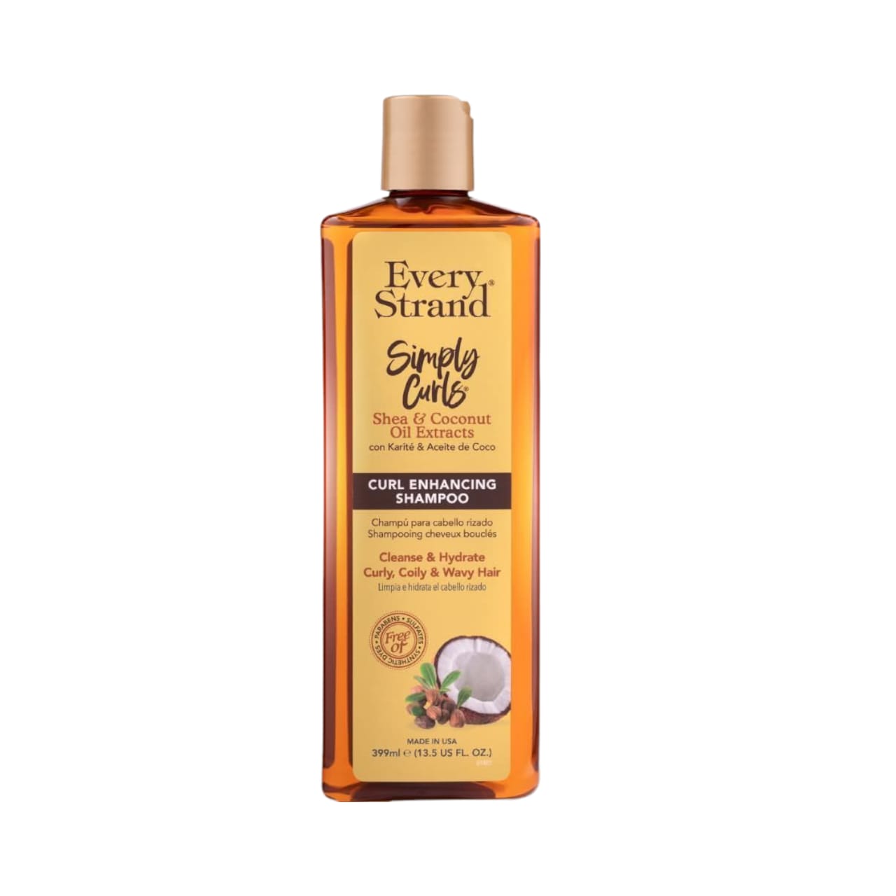 Every Strand Simply Curls Curl Enhancing Shampoo 399ml