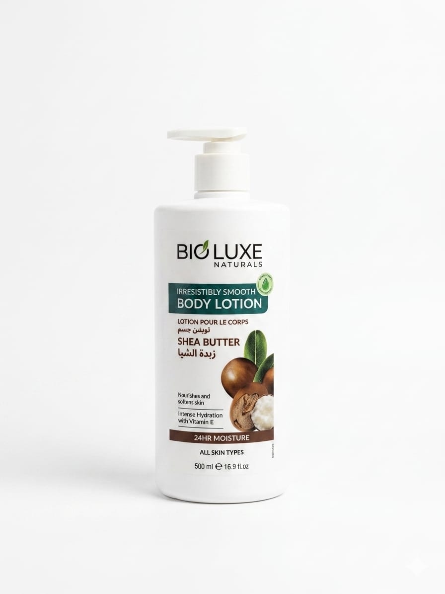 Bioluxe Naturals (Irresistibly Smooth)Body Lotion Shea Butter 500ML