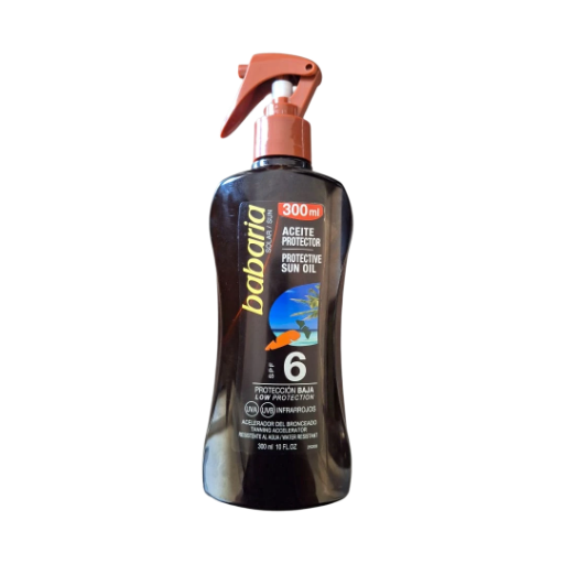 Babaria Protective  Sun Oil SPF6  300ml