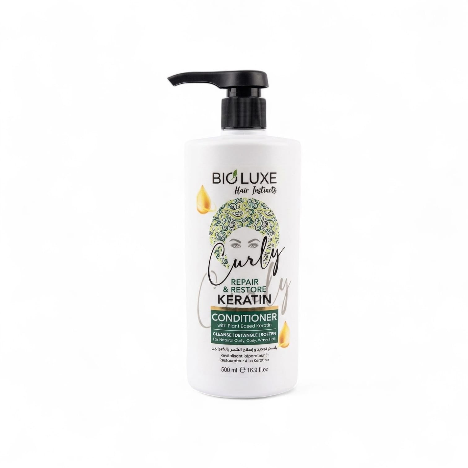 Bioluxe Curly Conditioner Repair & Restore Keratin 500ML