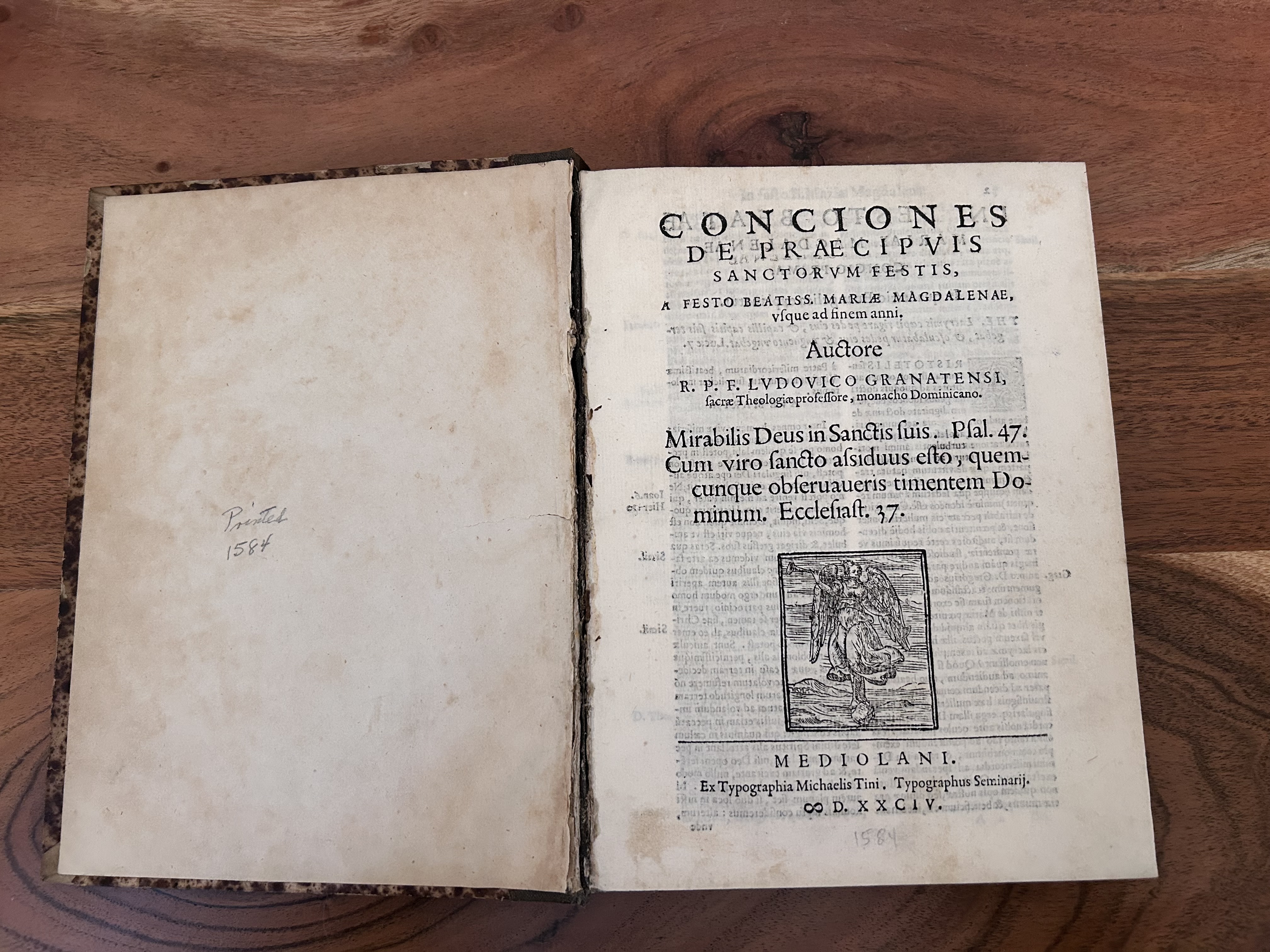 Conciones de praecipvis sanctorum festis, a festo beatissimae Mariae Magdalenae, usque ad finem anni 