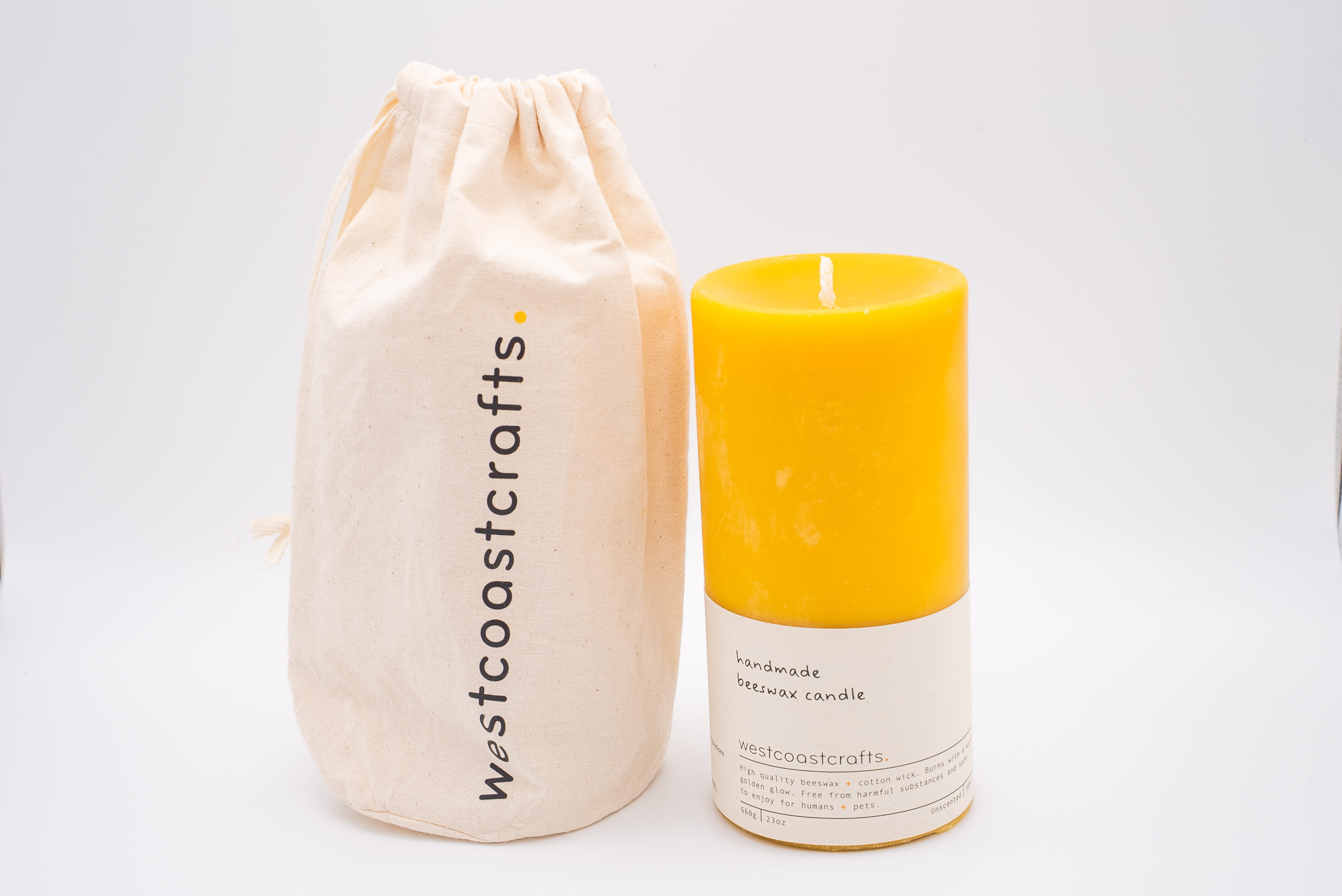 Large  Beeswax  Candle · 90 hrs 
