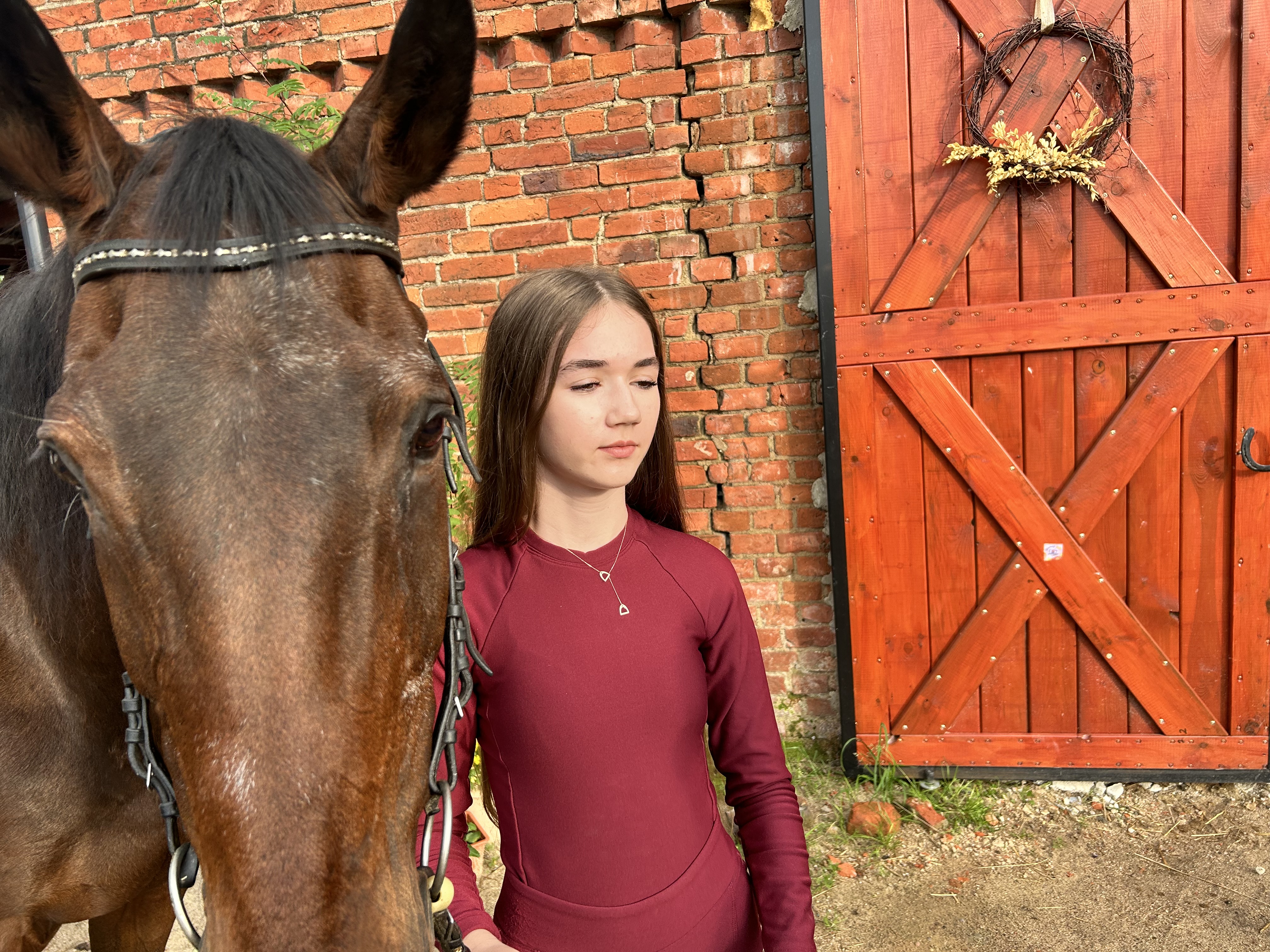 Naszyjnik złoty 585 Strzemiona