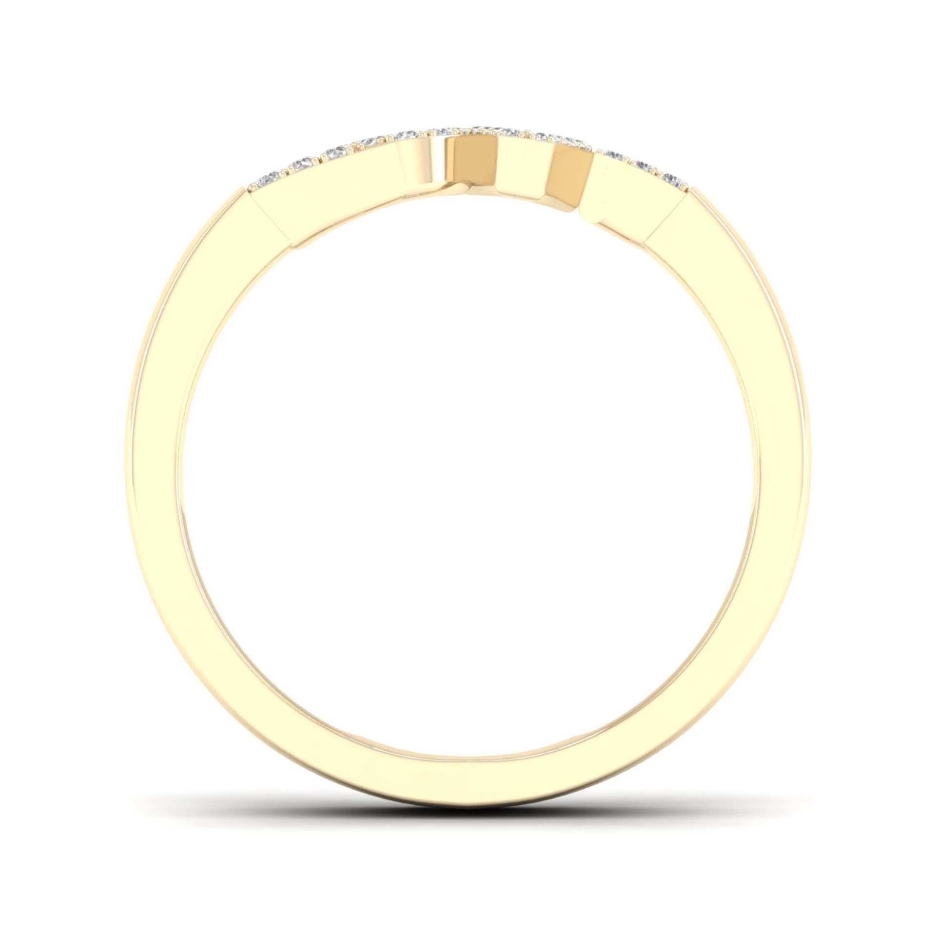 Pierścionek LOVE z diamentami