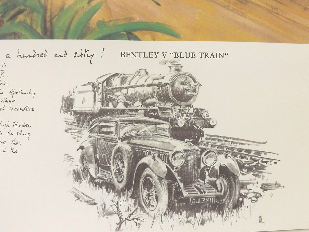 Bentley V Blue Train | Cuneo Fine Arts