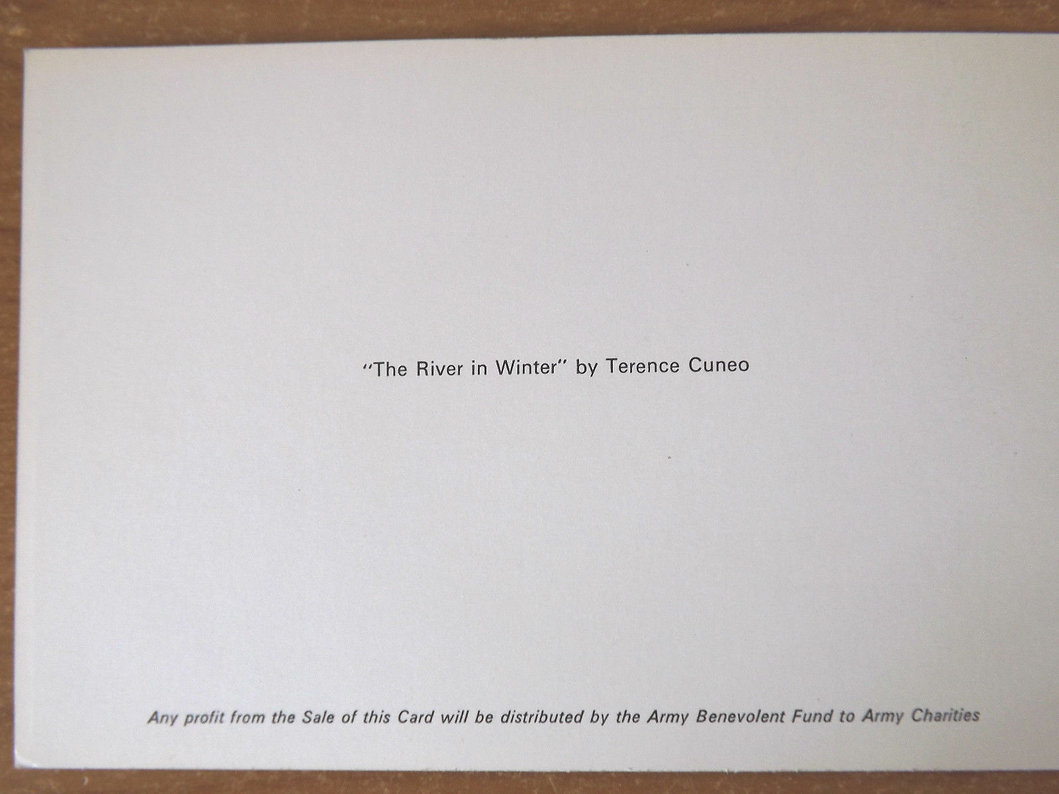 The River in Winter Christmas Card | Cuneo Fine Arts