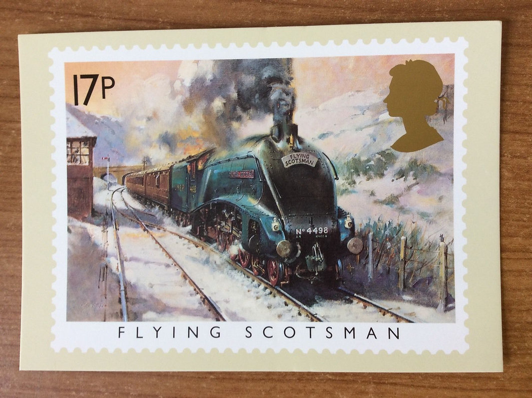 Set of 5 Famous Train Stamp | Cuneo Fine Arts