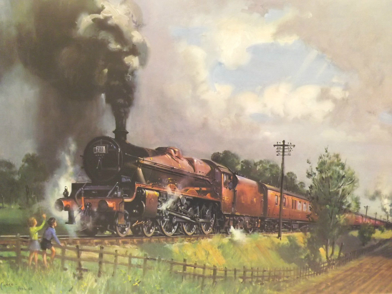 Red Train | Cuneo Fine Arts