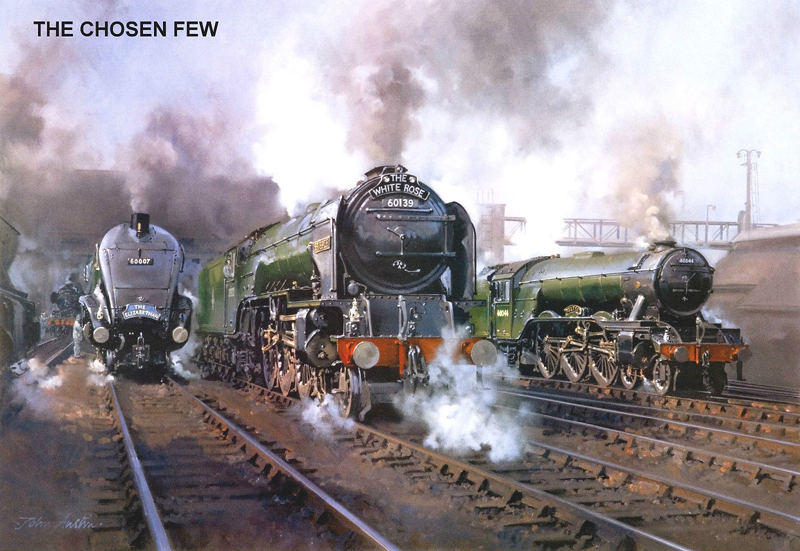 Hornby Dublo in Railway Art 3 Prints Ref 25,27 & 29. Signed and Limited Numbers