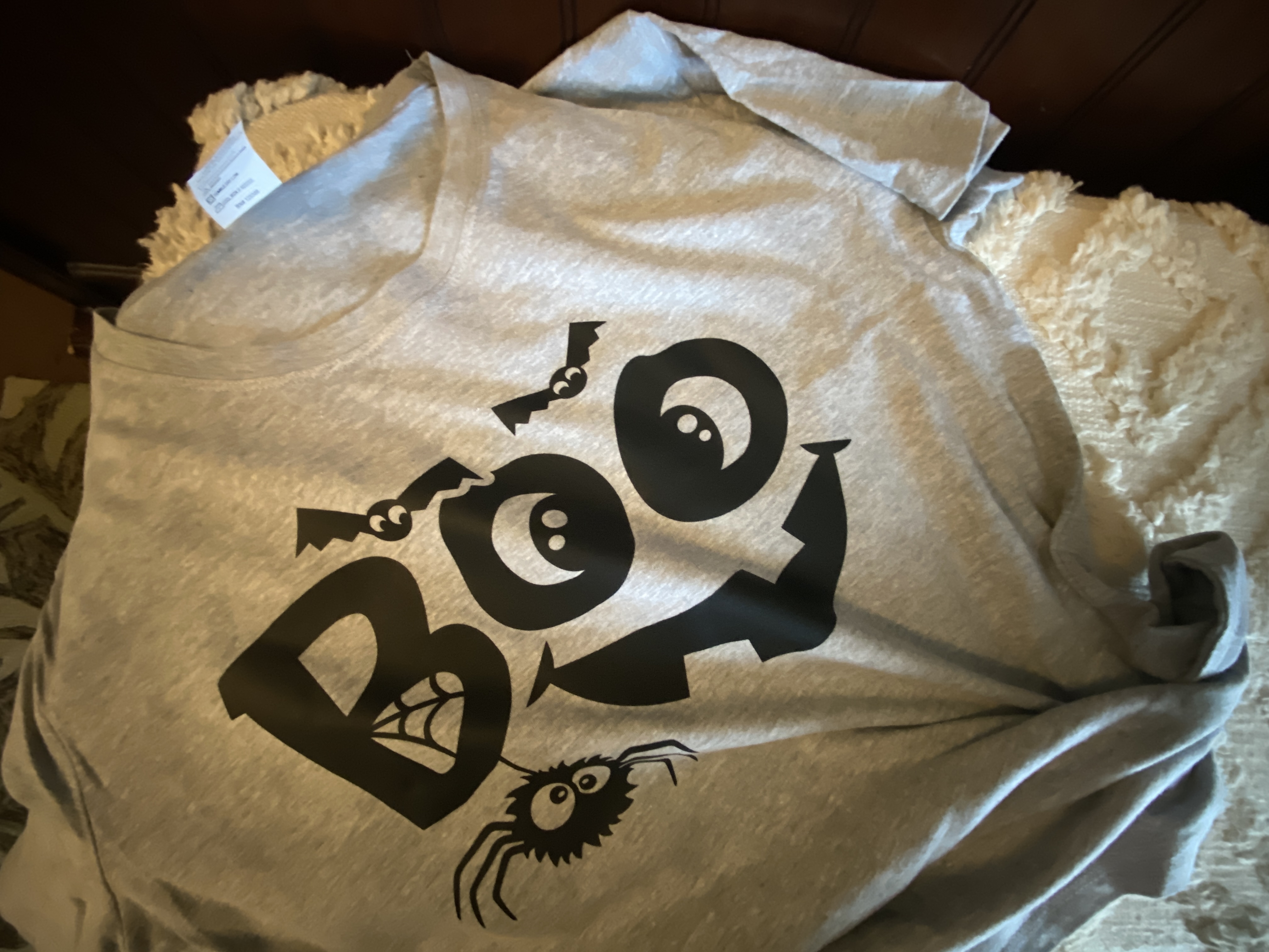 Halloween 'Boo' Graphic T-Shirt