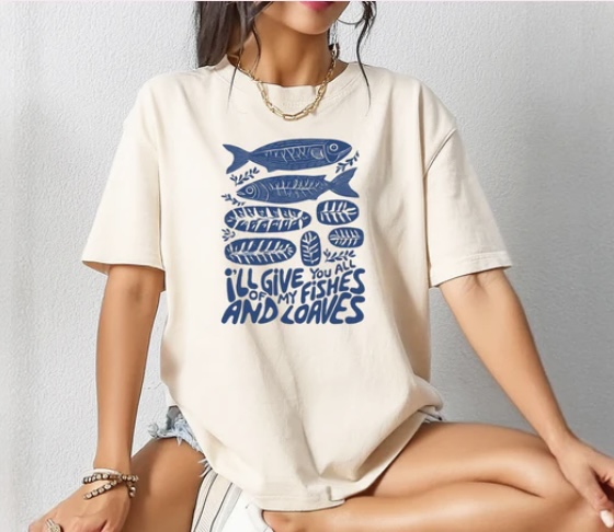 Fishes and Loaves Graphic T-Shirt
