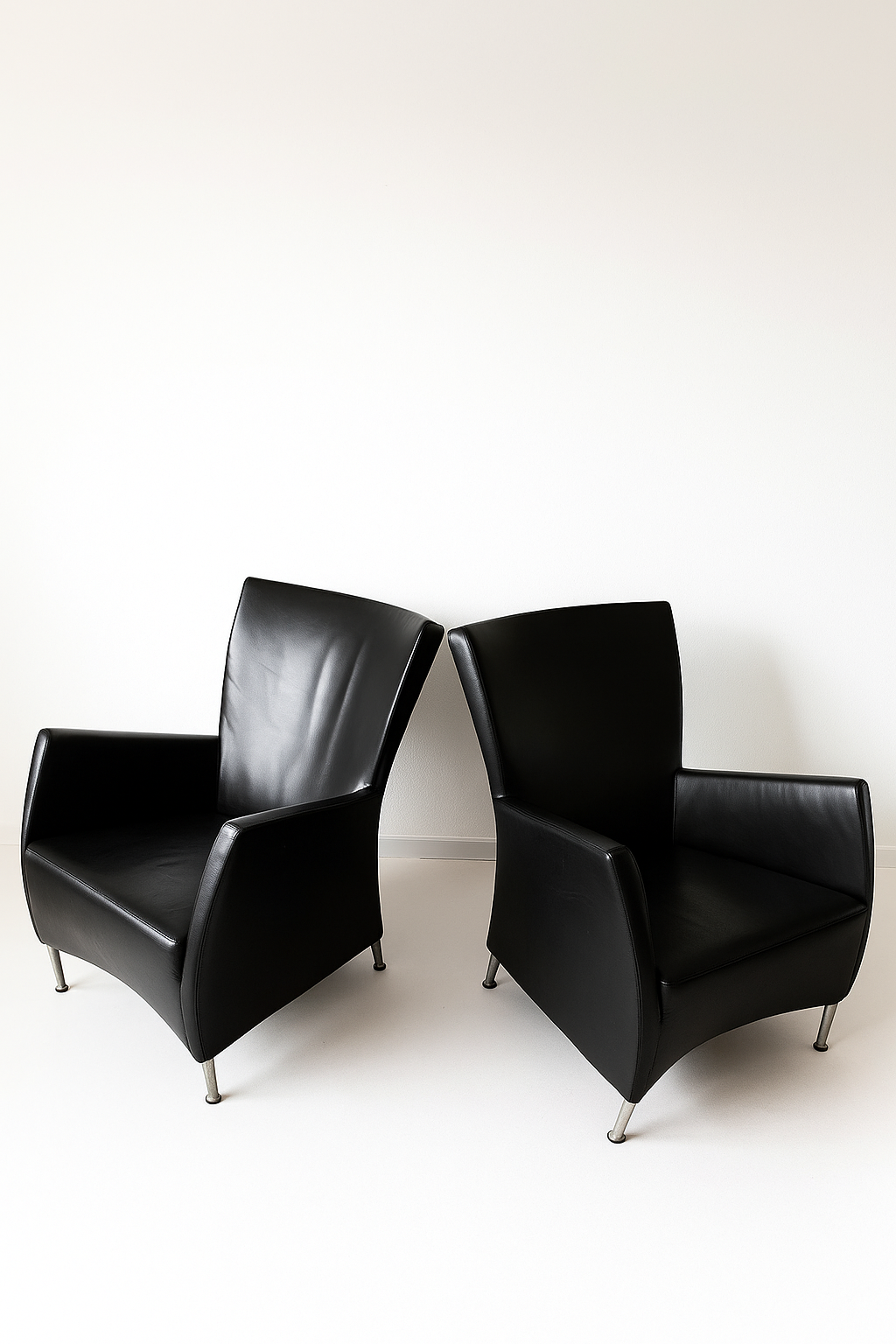 Vintage Leather Windy Easy Chair By Gijs Papavoine, From Montis