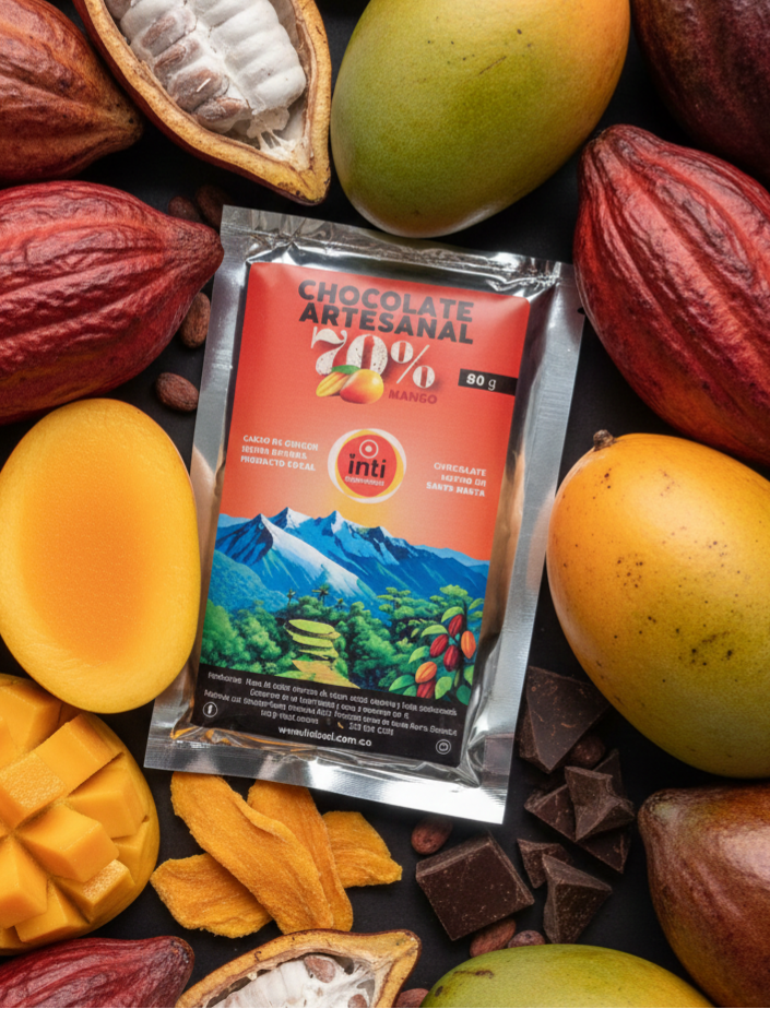 Chocolate artesanal 70% mango