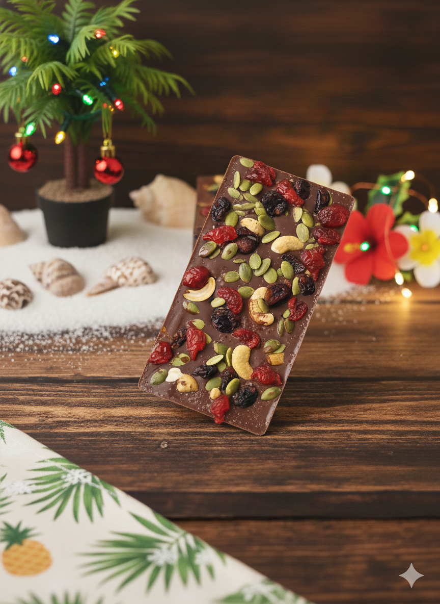 Chocolate de navidad, 80 gramos