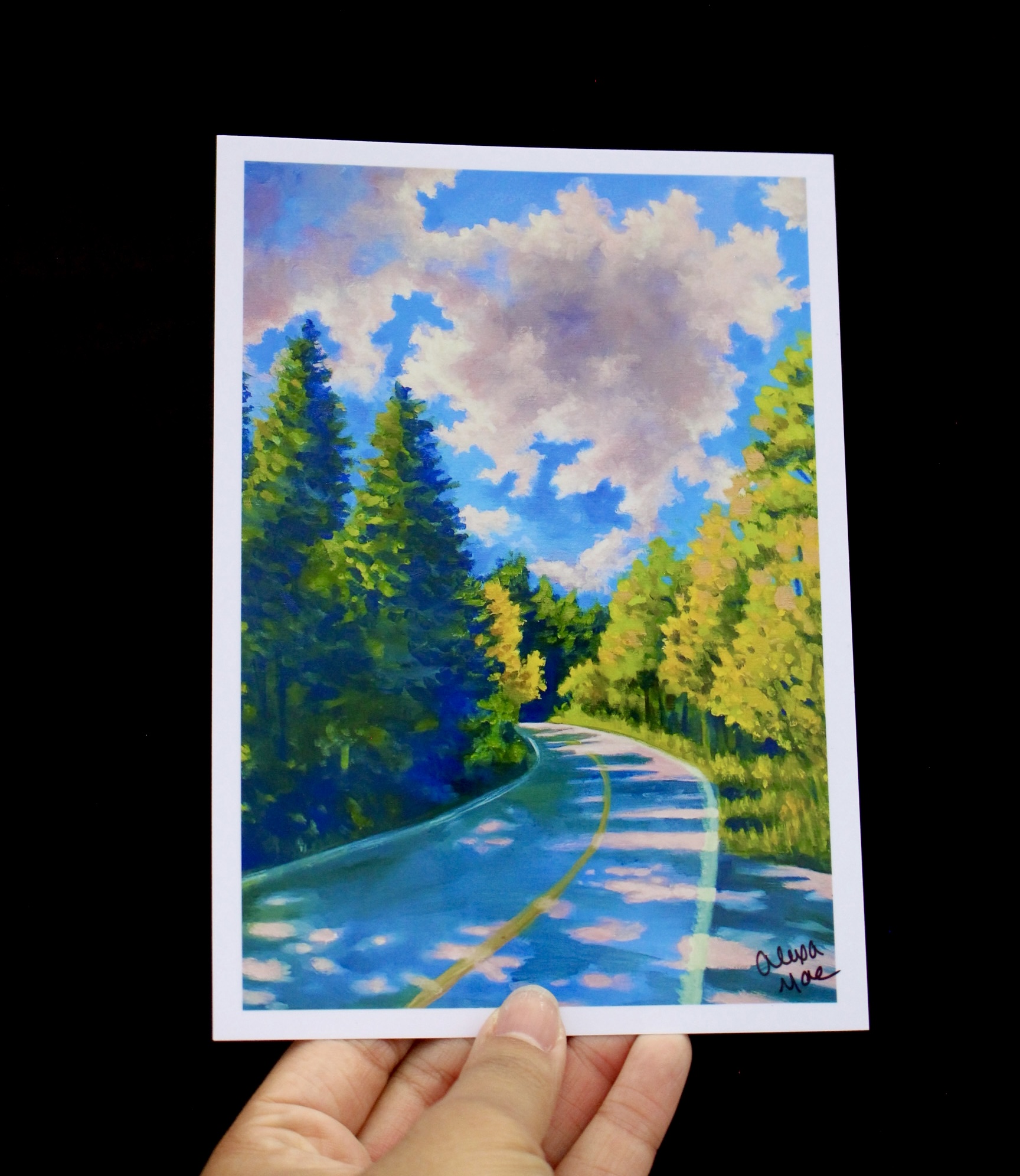 "A day hike" Giclee Art Print