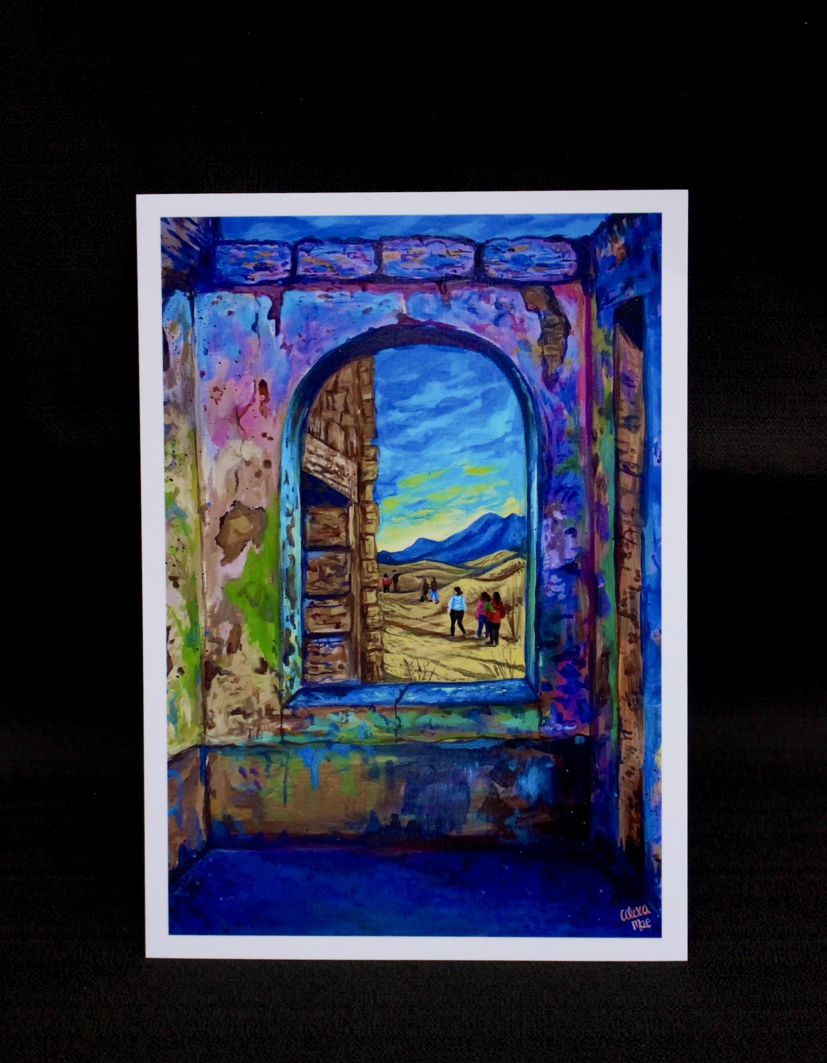 "Santo Domingo Mexico, Mining Company 1918" Giclee Art Print 