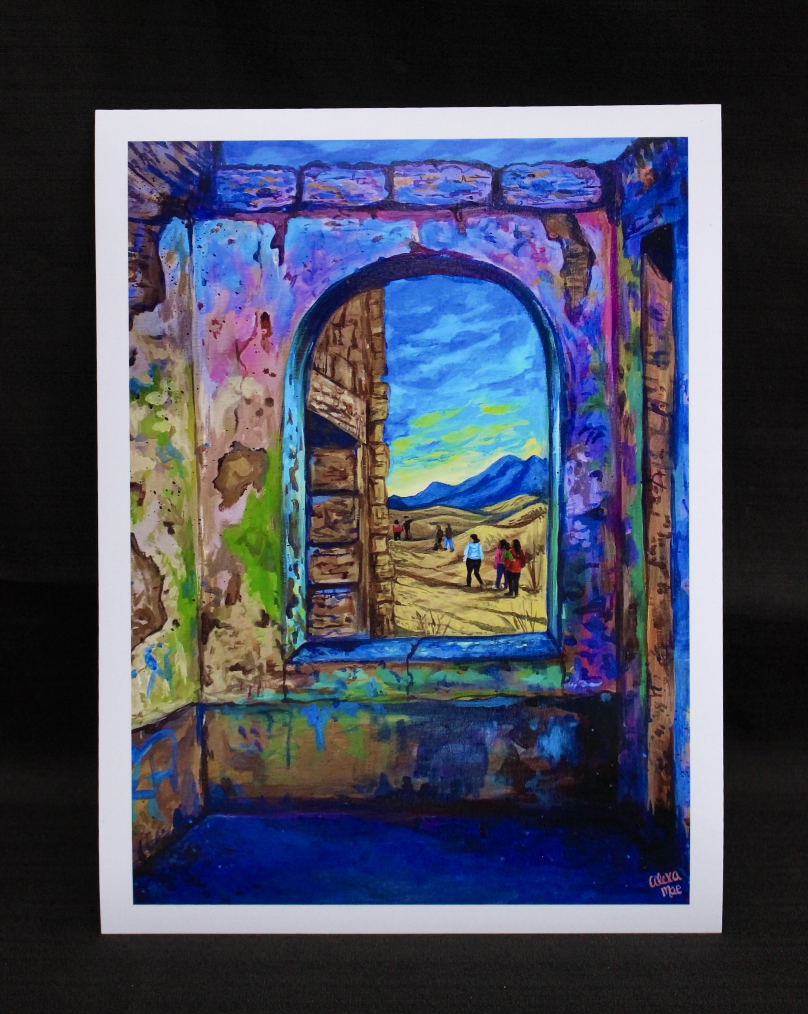 "Santo Domingo Mexico, Mining Company 1918" Giclee Art Print 