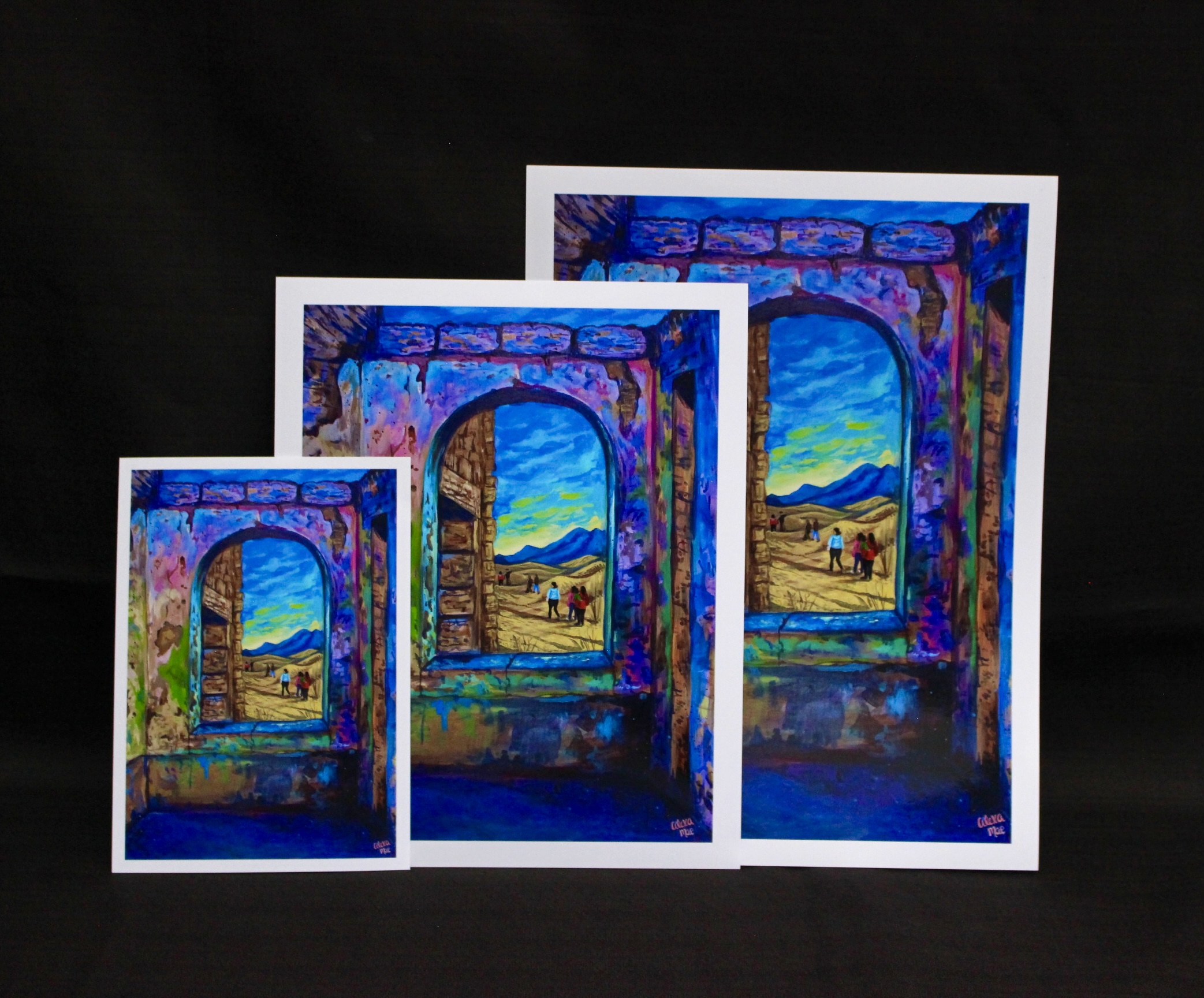 "Santo Domingo Mexico, Mining Company 1918" Giclee Art Print 