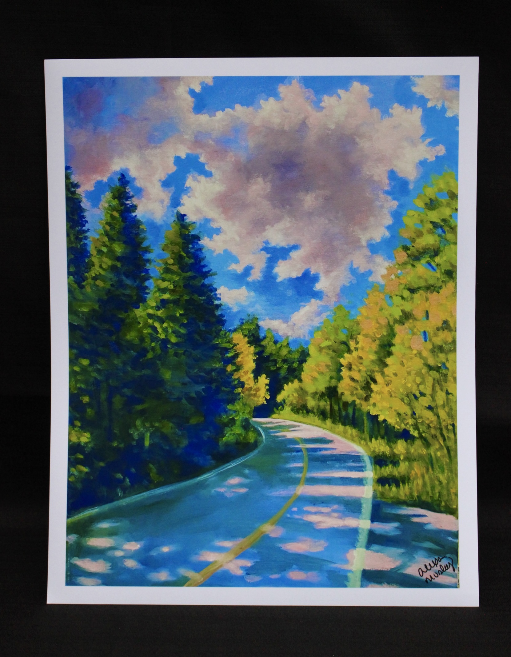 "A day hike" Giclee Art Print 