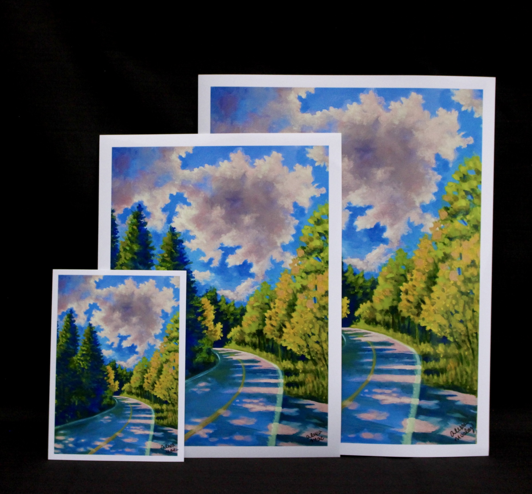 "A day hike" Giclee Art Print 