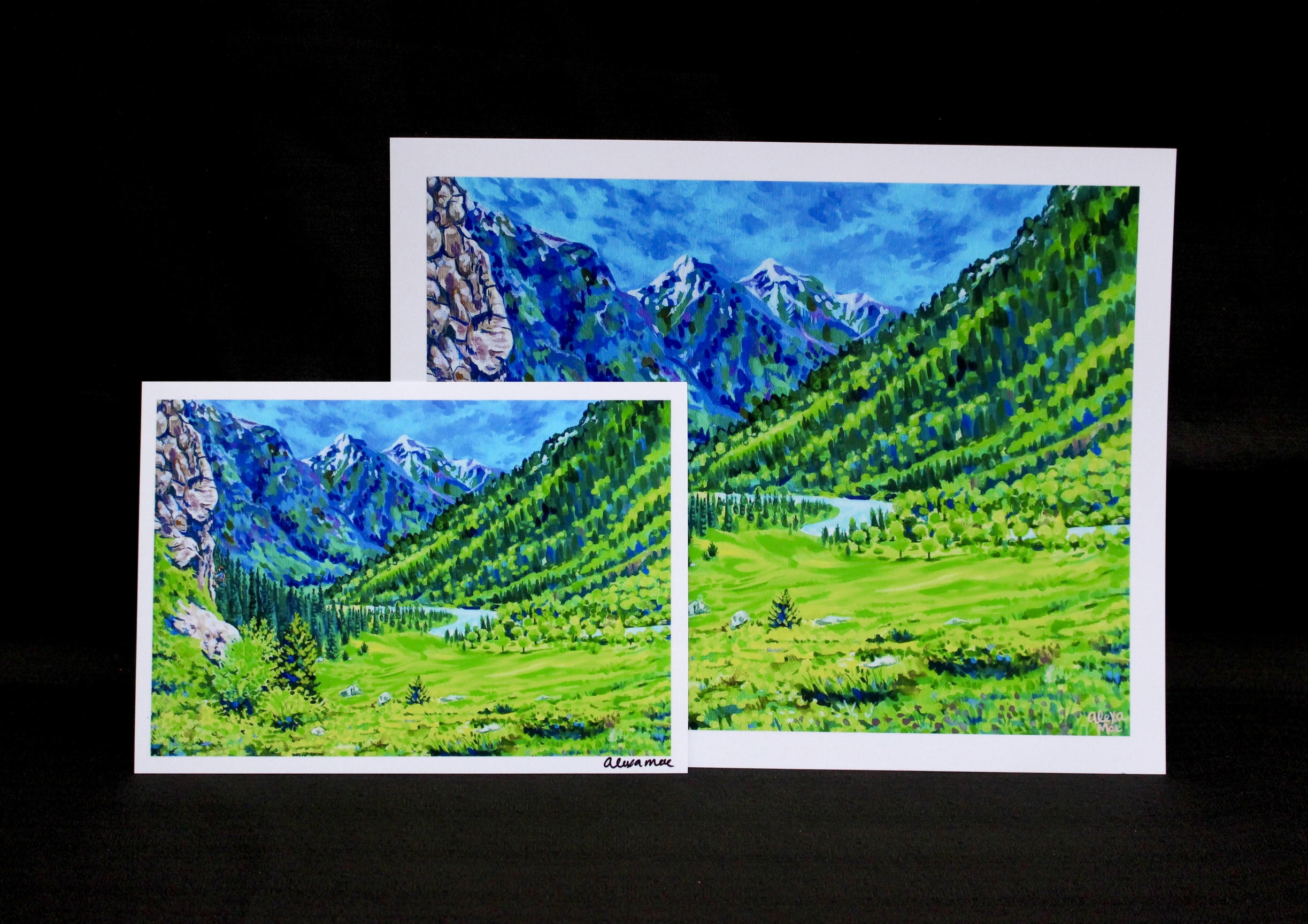 "Peace in the peaks" Giclee Art Print 