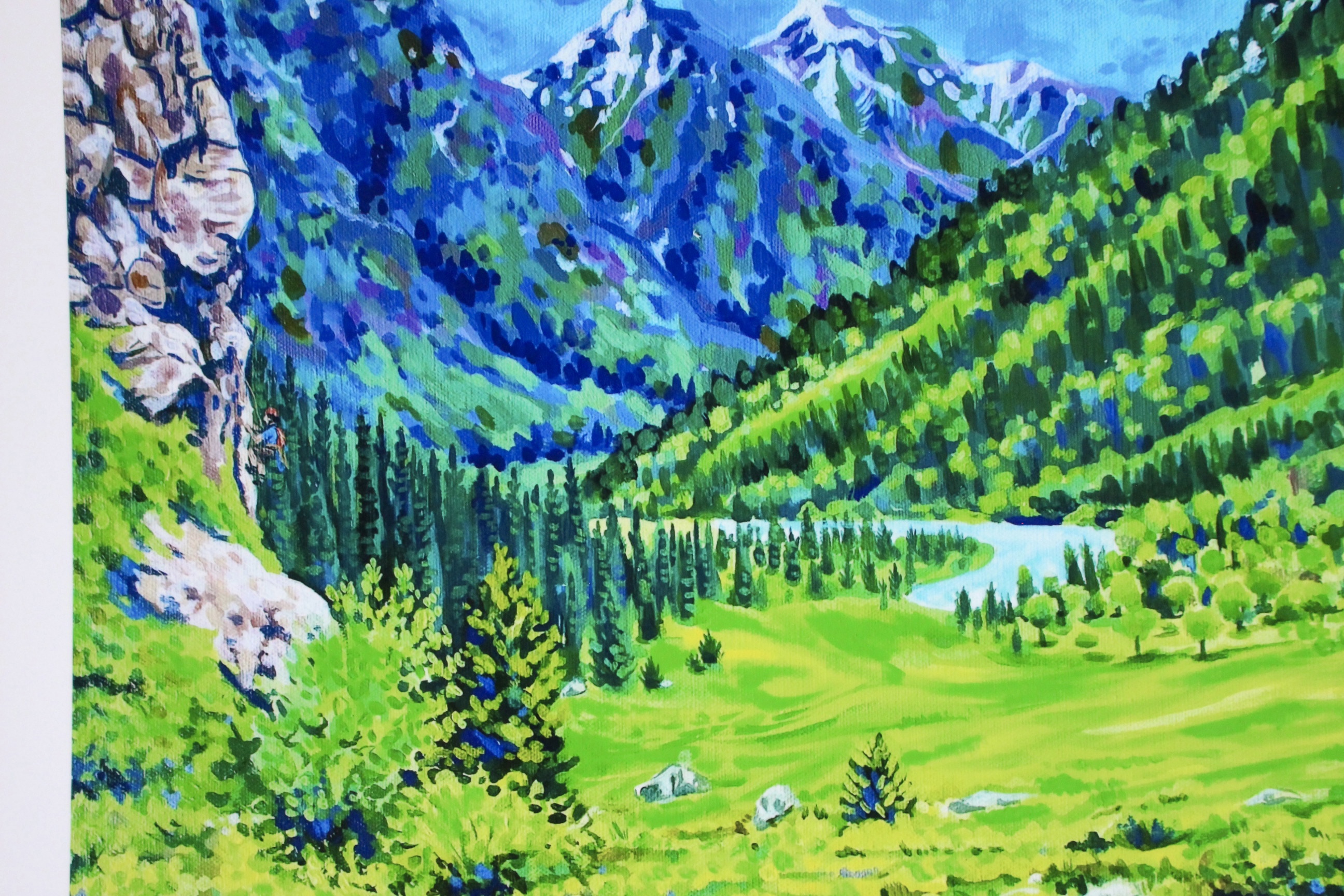 "Peace in the peaks" Giclee Art Print 