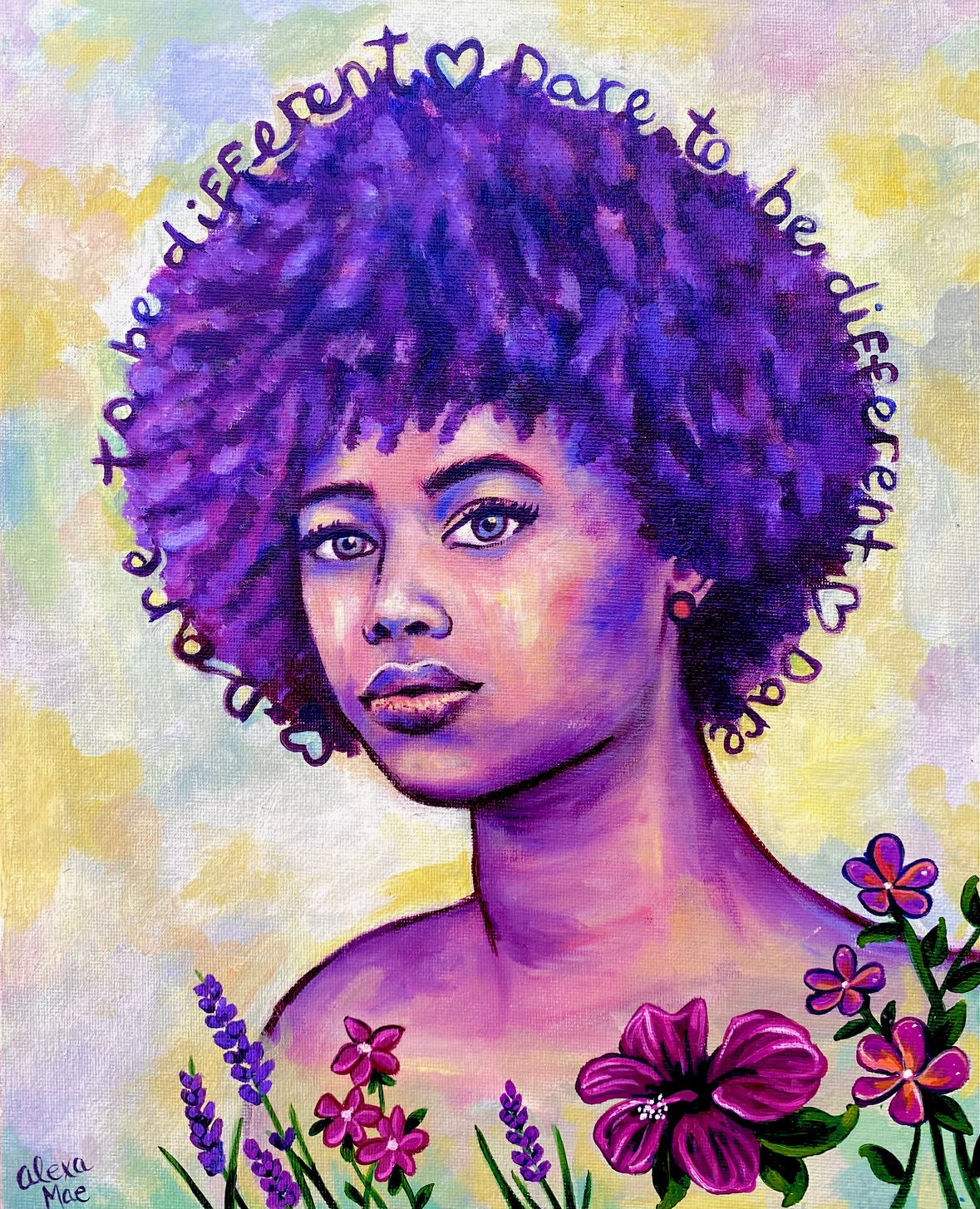 "Dare to Be Different" Original Painting