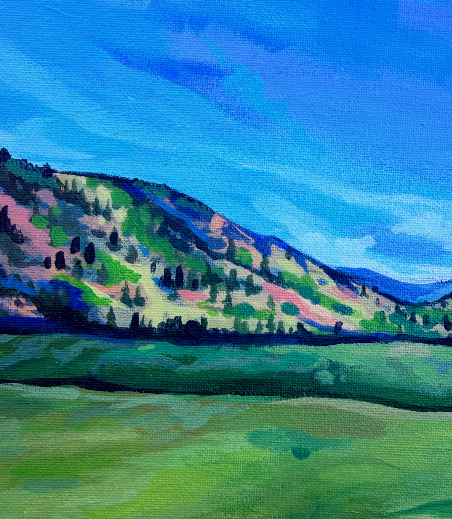 "The Resting Mountains" - Original Painting 