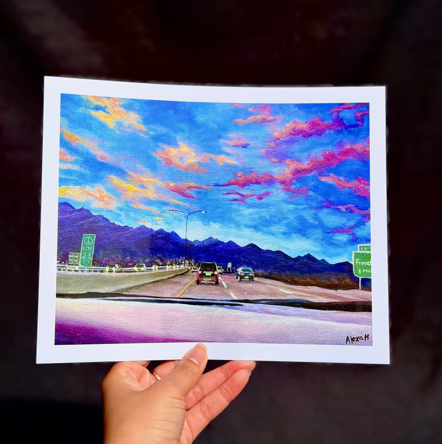 "Peace, love, denver" Giclee Art Print 